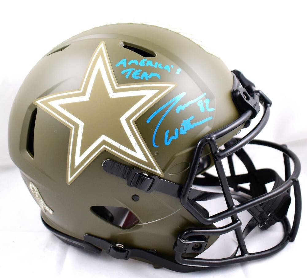 Dallas Cowboys Speed Authentic Helmet signed by Jason Witten BAS Holo (1 of 5)
