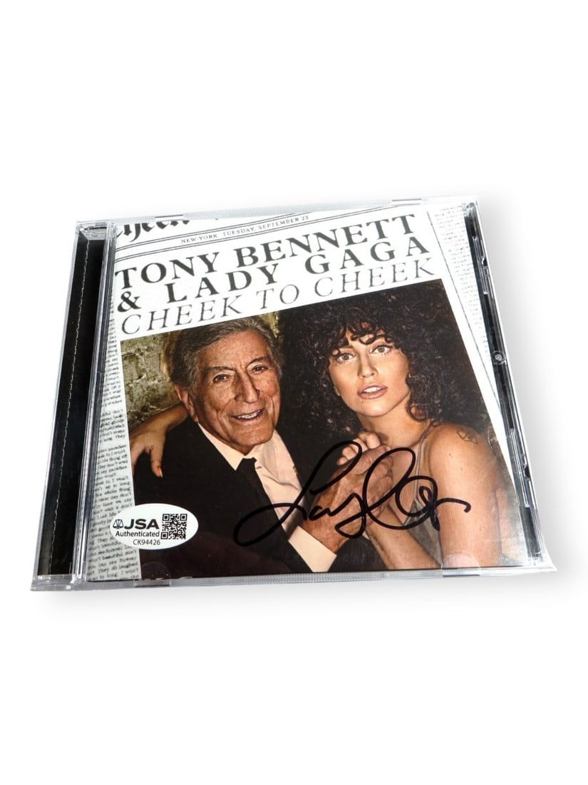 Lady Gaga JSA Autographed Cheek to Cheek CD Booklet (1 of 3)