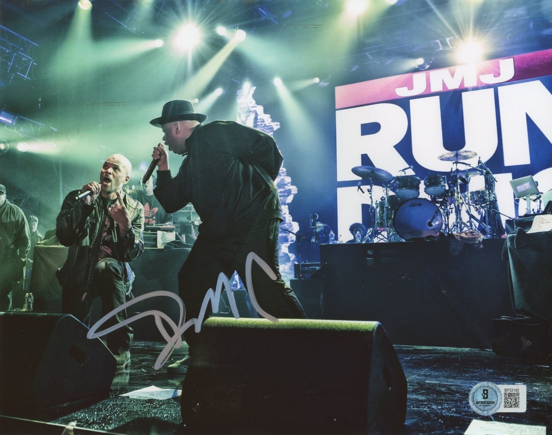 Darryl McDaniels Signed 8x10 Photograph Beckett Authenticated Run DMC (1 of 1)