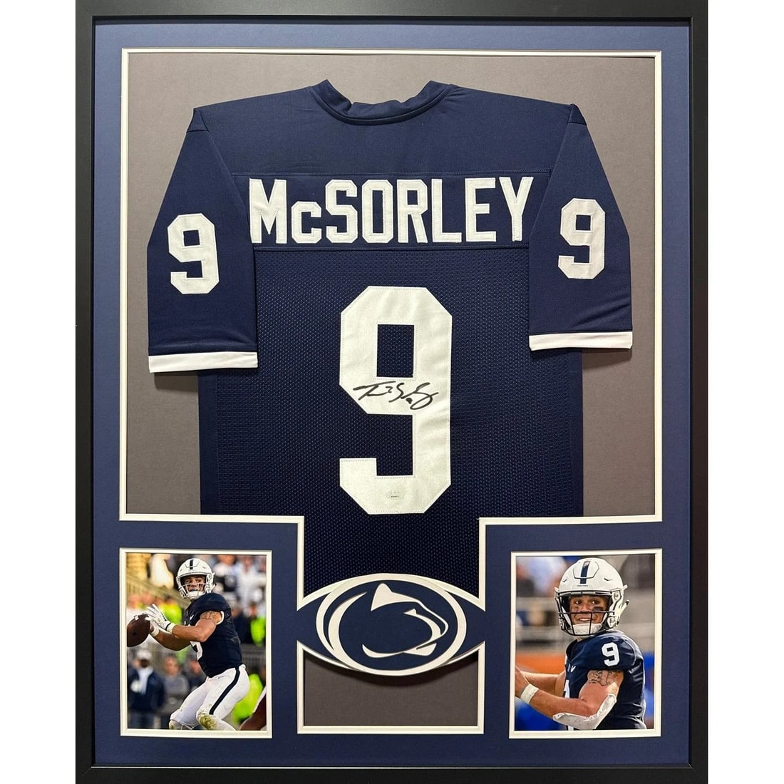 Framed Penn State Jersey Signed by Trace McSorley with JSA COA (1 of 3)