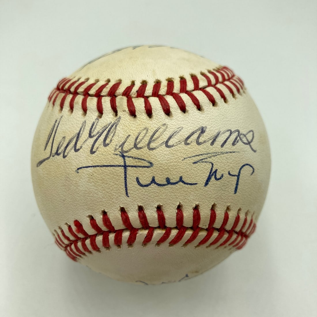 Multi Signed 500 Home Run Club Baseball 7 Signatures JSA COA: Multi Signed 500 Home Run Club Baseball 7 Signatures JSA COA Original 500 Home Run Club multi-signed baseball on a B. Giamatti NL ball. Signed by seven members of the 500 Home Run Club, including Ted 