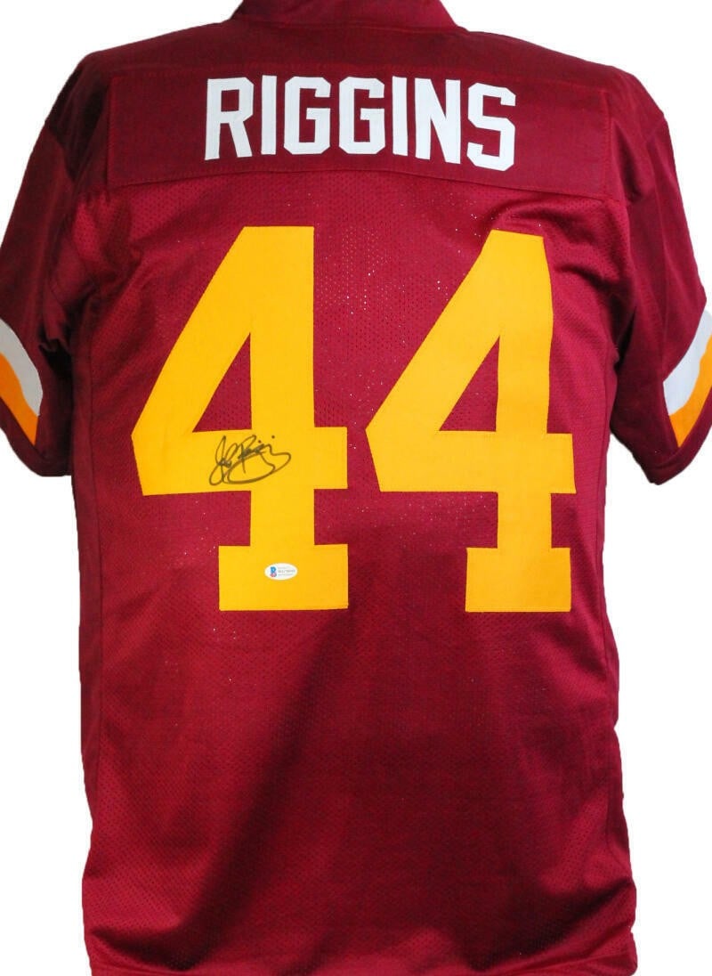 Beckett authenticated John Riggins signed Washington football jersey (1 of 8)