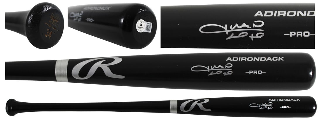 Juan Soto signed Rawlings Adirondack baseball bat Beckett authenticated (1 of 7)