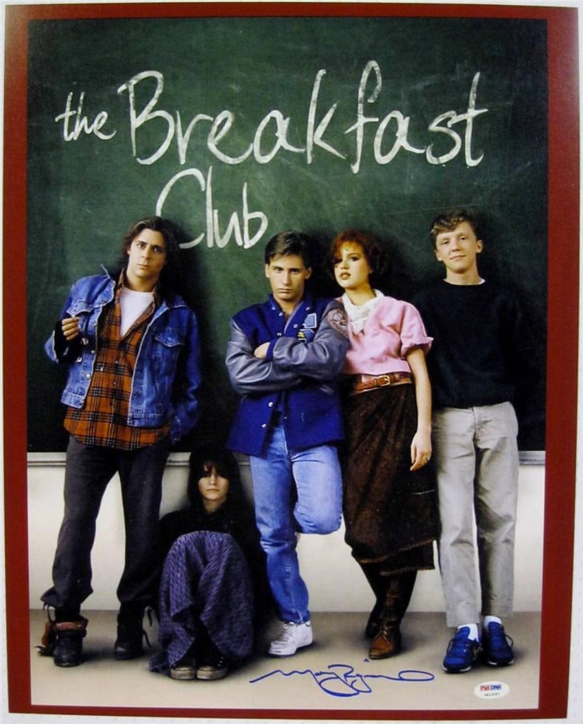 16x20 Photograph Signed by Molly Ringwald from The Breakfast Club with PSA ITP COA: 16x20 Photograph Signed by Molly Ringwald from The Breakfast Club with PSA ITP COA This is an original 16x20 photograph from The Breakfast Club, personally signed by Molly Ringwald. The autograph is a