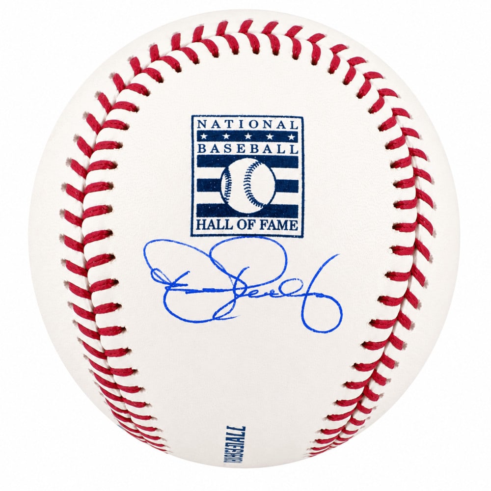Rawlings Hall of Fame MLB Baseball Signed by Dennis Eckerlsey: Rawlings Hall of Fame MLB Baseball Signed by Dennis Eckerlsey This is an original Rawlings Hall of Fame logo MLB baseball signed by Dennis Eckersley. It is associated with the Boston Red Sox and is de