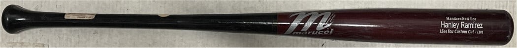 Handcrafted Marucci Bat Used by Hanley Ramirez Los Angeles Dodgers (1 of 5)