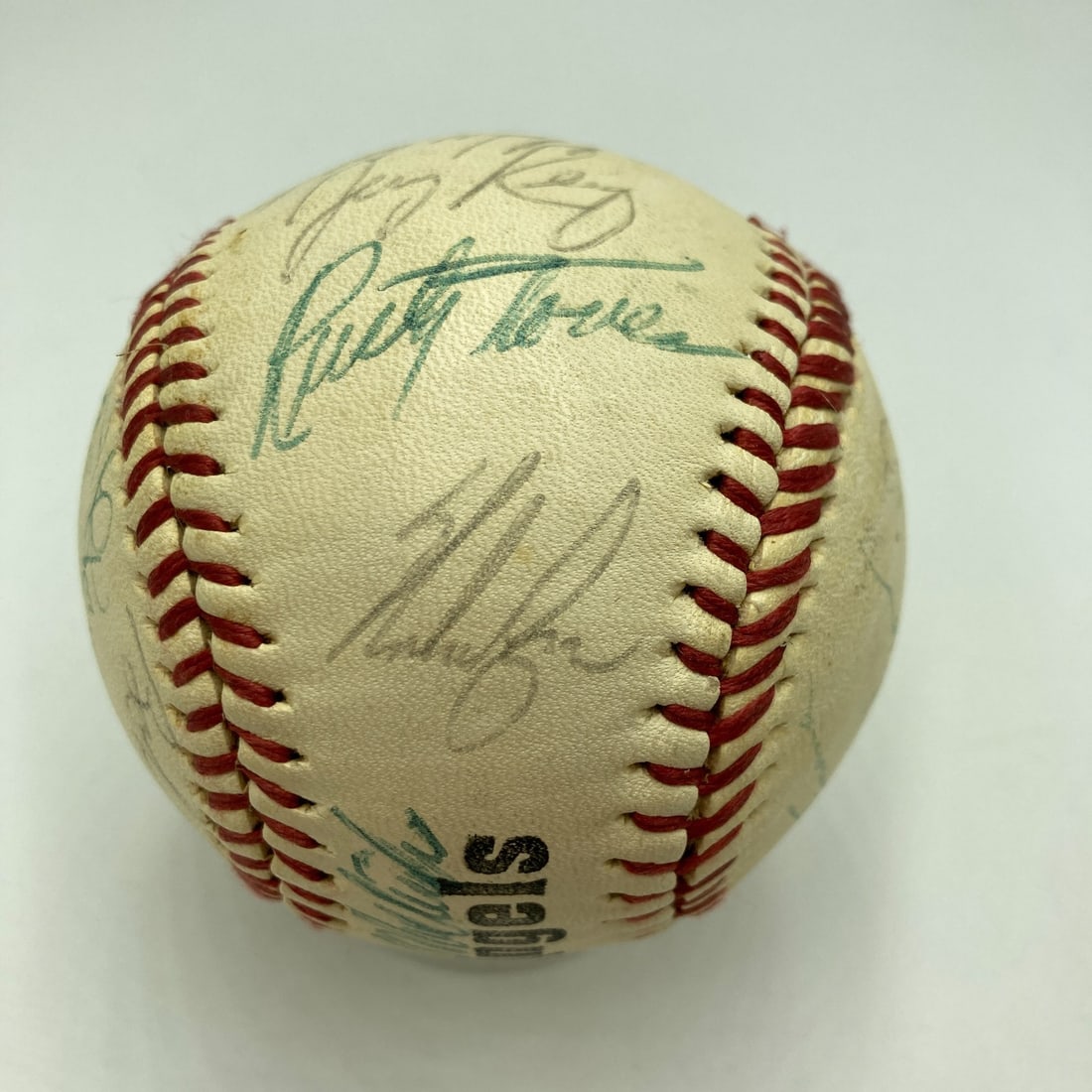 Nolan Ryan 1977 California Angels Team Signed Baseball Original (1 of 8)