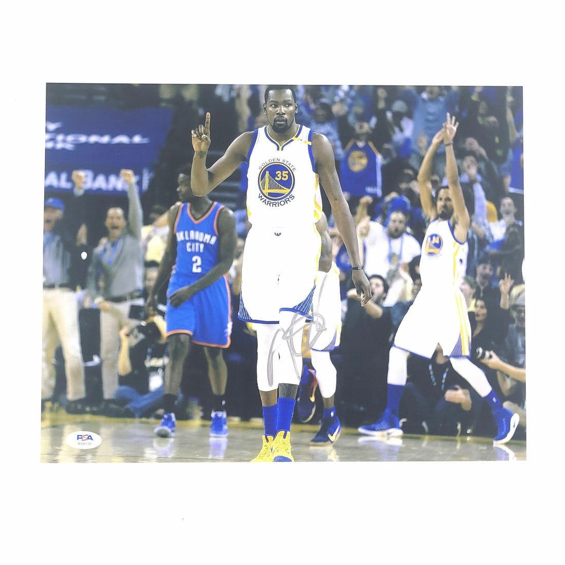 Kevin Durant Autographed 11x14 Photo PSA/DNA Golden State Warriors (1 of 3)