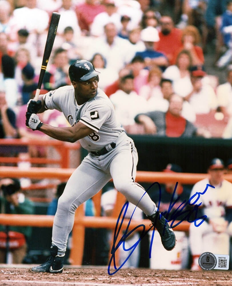 Bo Jackson Autographed 8x10 Chicago White Sox Batting Photo Beckett COA (1 of 1)
