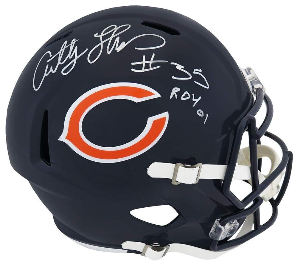 Chicago Bears Riddell full size Speed replica helmet signed by Anthony Thomas (1 of 1)