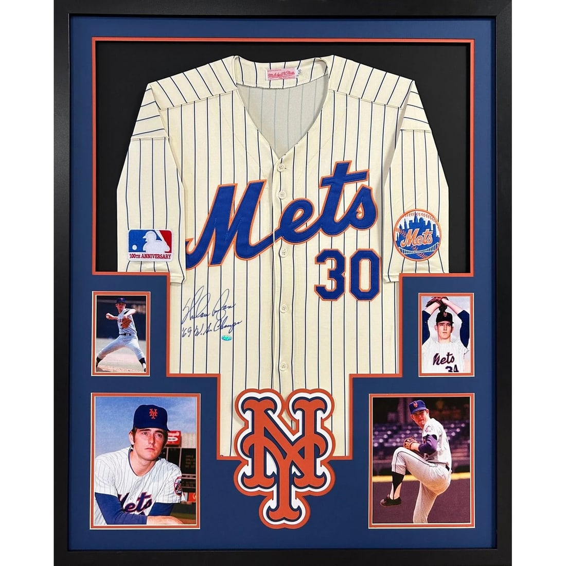 Tristar authenticated framed Nolan Ryan New York Mets jersey (1 of 2)
