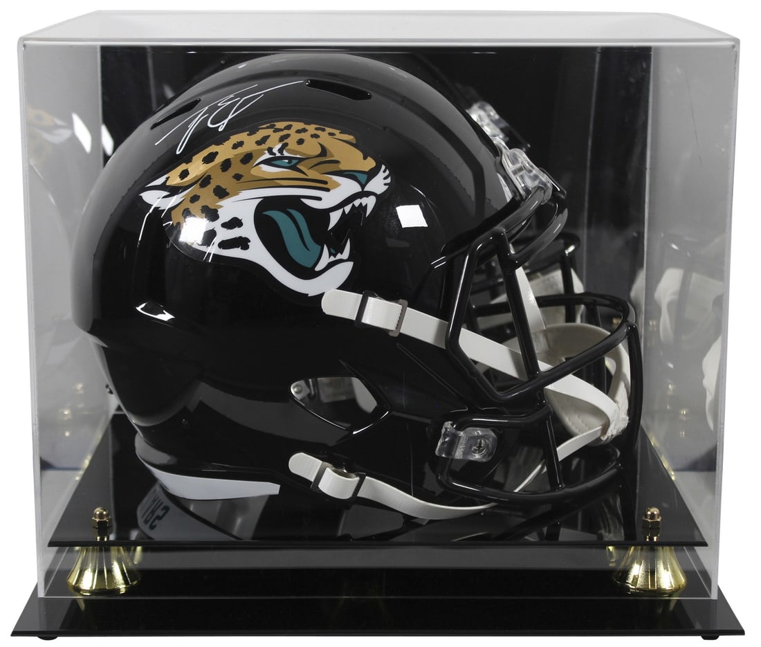 Travis Etienne Jr. Signed Jaguars Full Size Speed Helmet with JSA COA (1 of 4)