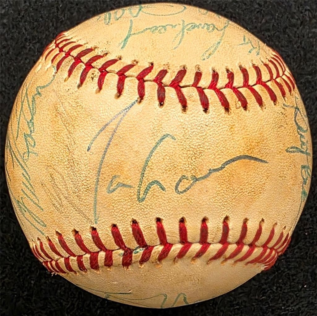 Los Angeles Dodgers signed baseball with 18 autographs JSA Lasorda Garvey Scioscia (1 of 7)