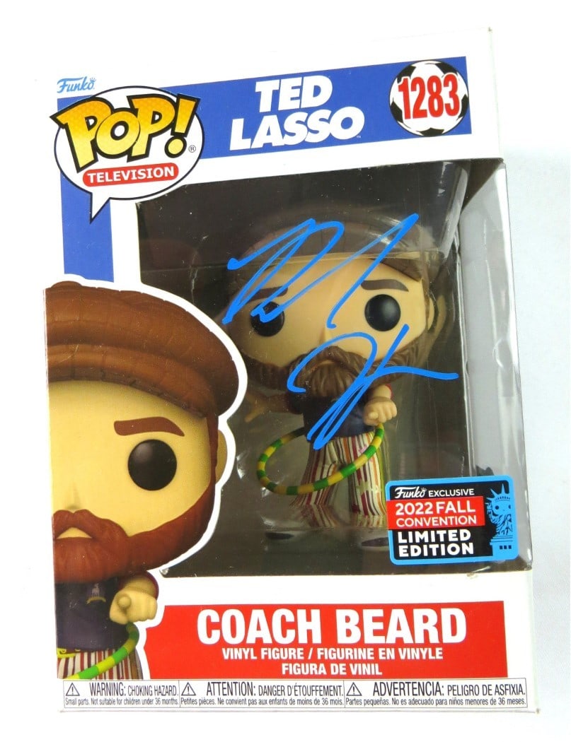 Beckett Certified Brendan Hunt Ted Lasso Coach Beard Funko Pop Signed (1 of 2)