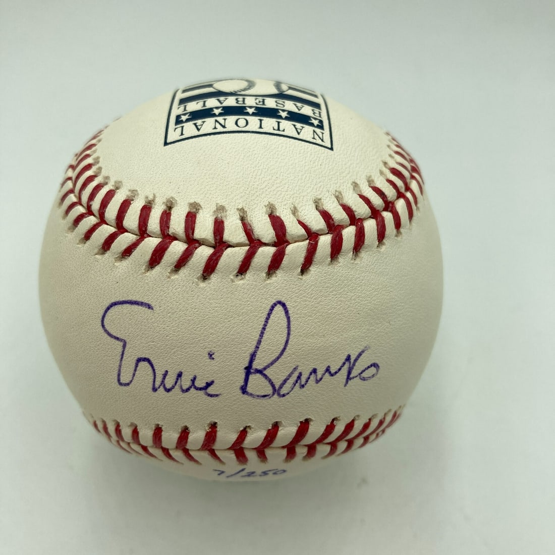 Ernie Banks Signed MLB Baseball JSA COA #14 Retired 1982: Ernie Banks Signed MLB Baseball JSA COA #14 Retired 1982 Celebrate the legacy of baseball legend Ernie Banks with this signed MLB baseball, commemorating his jersey number 14, retired on August 22, 19
