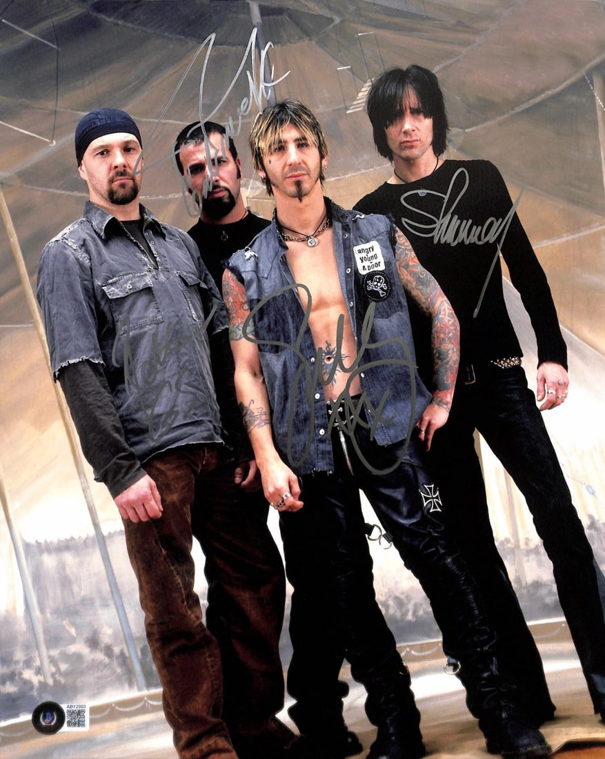 11x14 Godsmack Autographed Band Photo Sully Erna and 3 Beckett LOA (1 of 1)