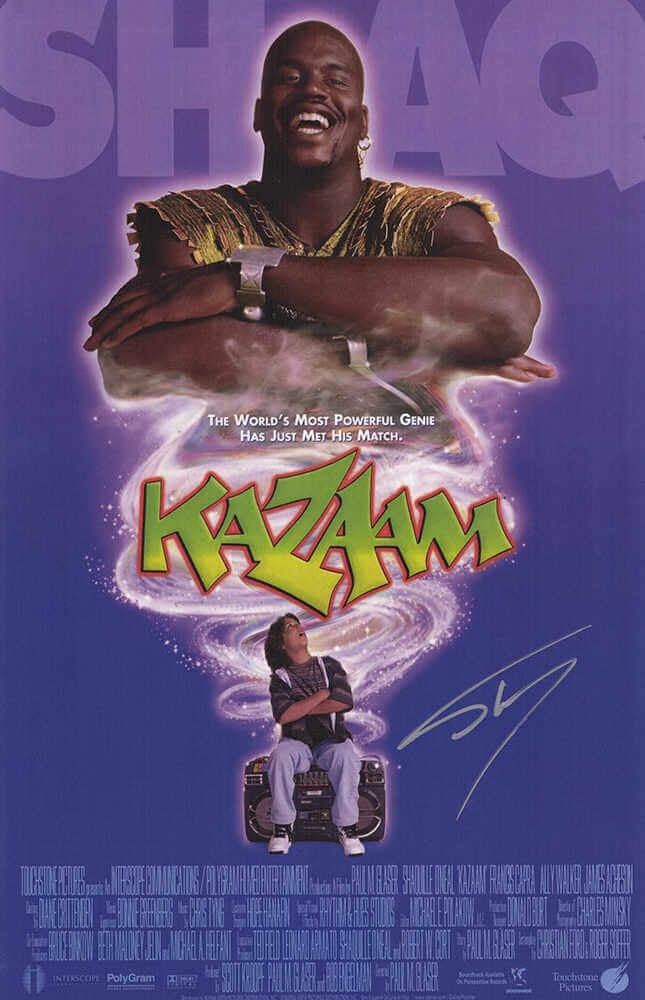 11x17 Kazaam Original Poster Signed by Shaquille O'Neal (1 of 1)