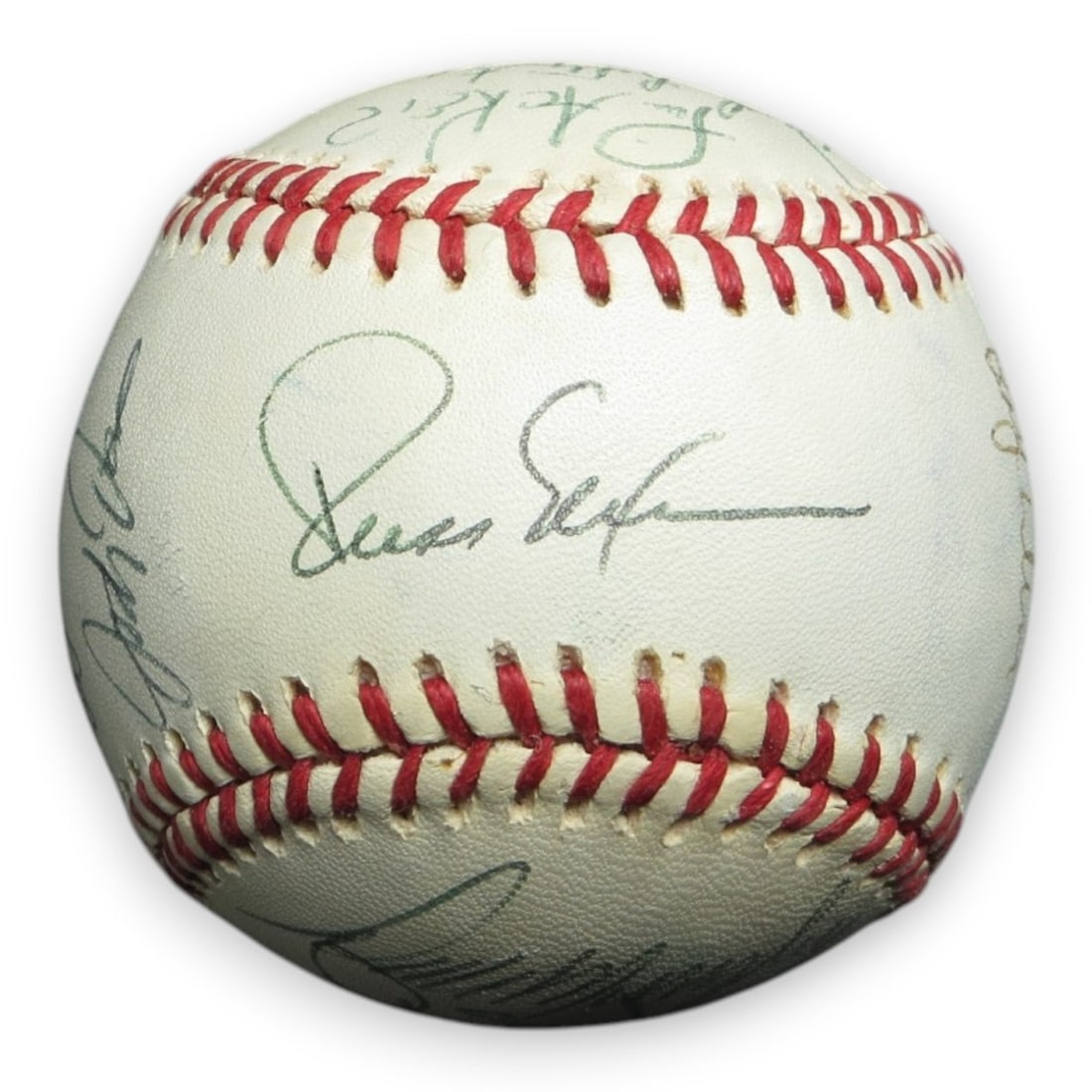 Atlanta Braves team signed baseball 21 autographs GAI Dale Murphy Smoltz (1 of 7)