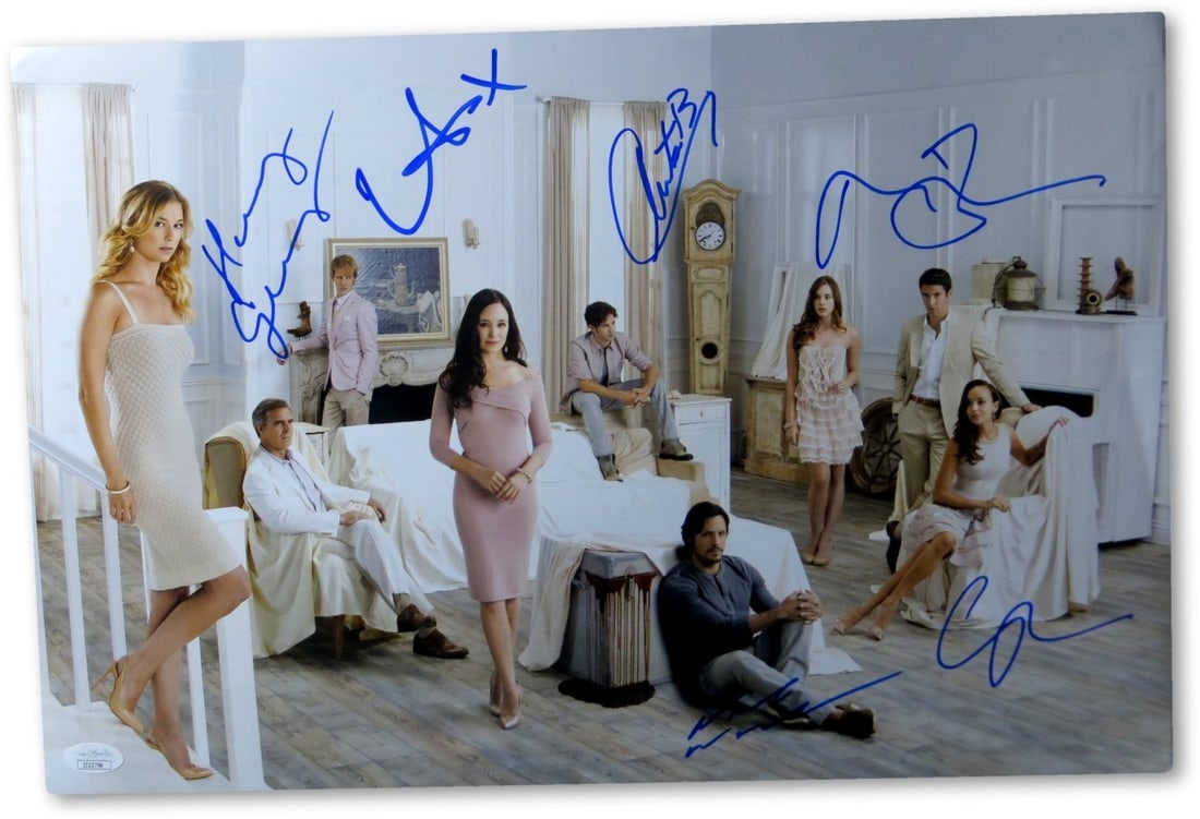 12X18 Revenge Cast Autographed Photo Nick Wechsler Christa B Allen JSA (1 of 5)