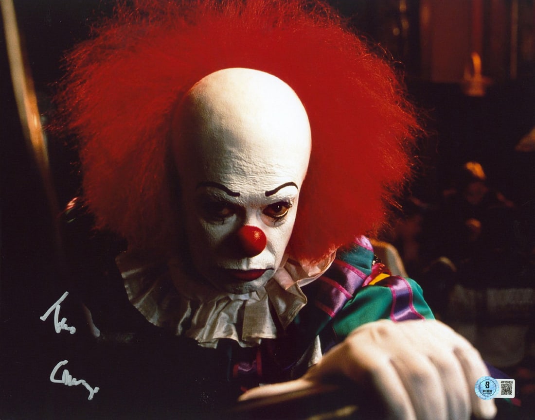 Beckett authenticated Tim Curry signed 11x14 Pennywise photo (1 of 1)