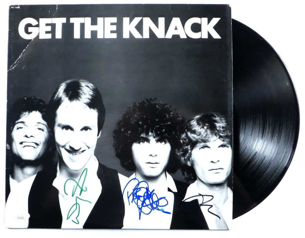 The Knack Band Signed Album Cover JSA Authenticated Fieger Averre Niles (1 of 3)
