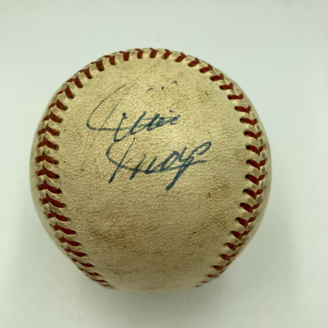 Willie Mays 1950s Signed National League Giles Baseball JSA COA (1 of 6)