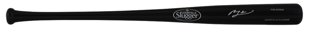 Ben Zobrist Signed Louisville Slugger Black Bat with COA (1 of 2)