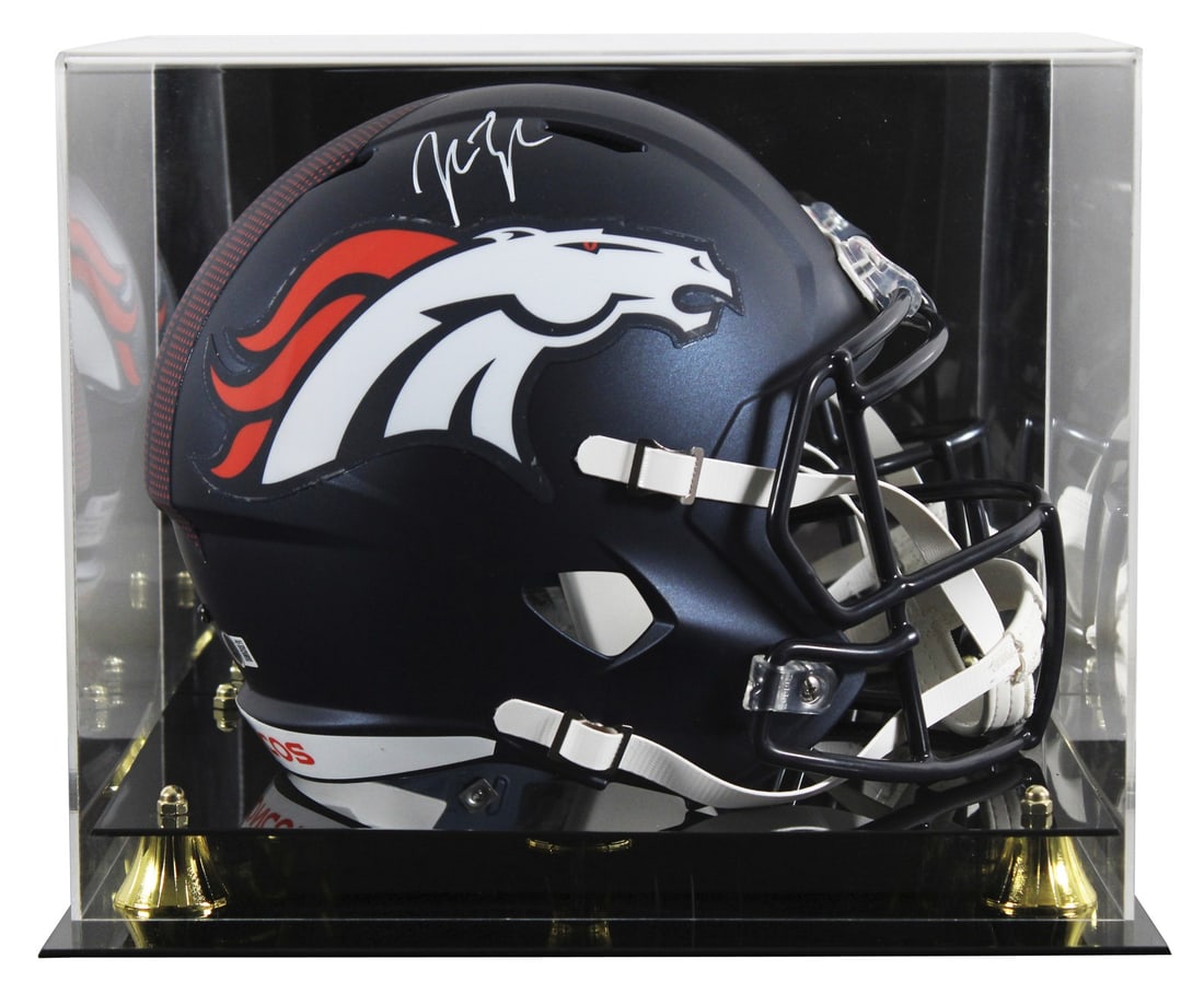 John Lynch Signed Denver Broncos 2024 Full Size Helmet with BAS Authentication: John Lynch Signed Denver Broncos 2024 Full Size Helmet with BAS Authentication This authentic 2024 Riddell Full Size Speed Replica Helmet is personally signed by John Lynch, former safety of the Denve
