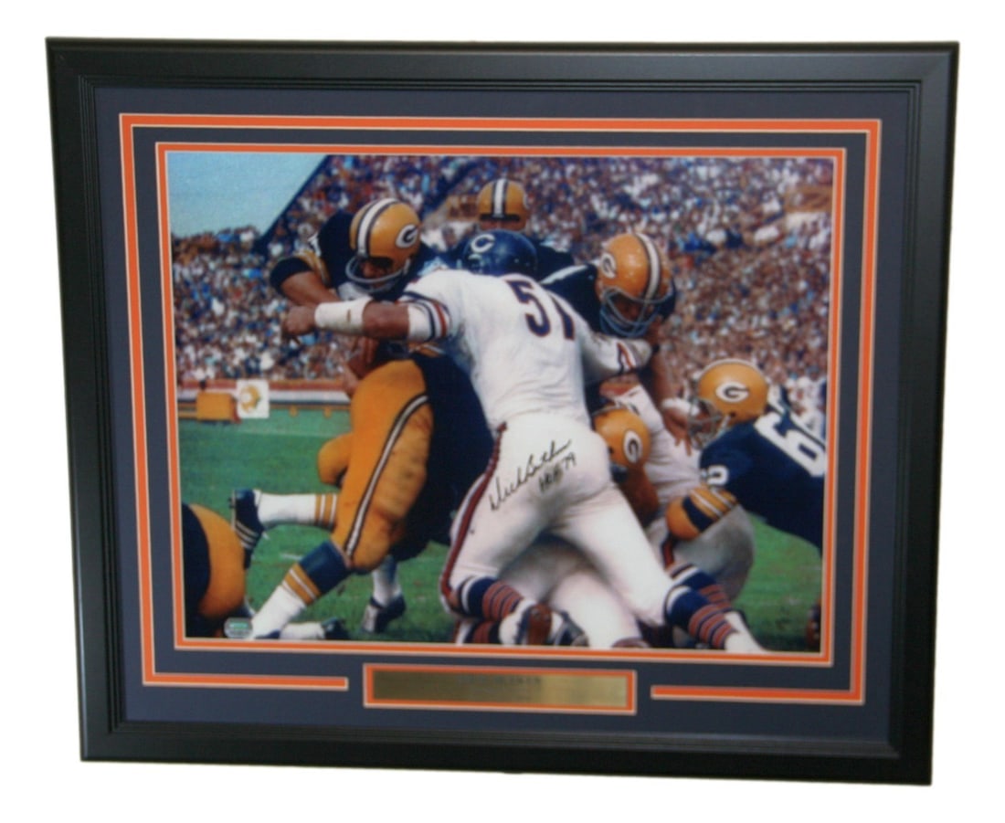 Chicago Bears Dick Butkus signed framed 20x16 photo Mounted Memories (1 of 3)