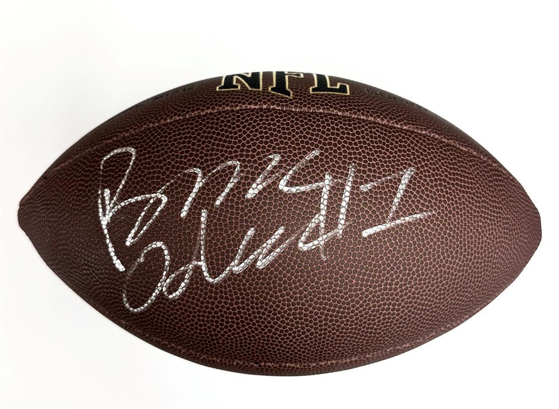 Rome Odunze Signed NFL Football Chicago Bears Beckett Authenticated (1 of 4)