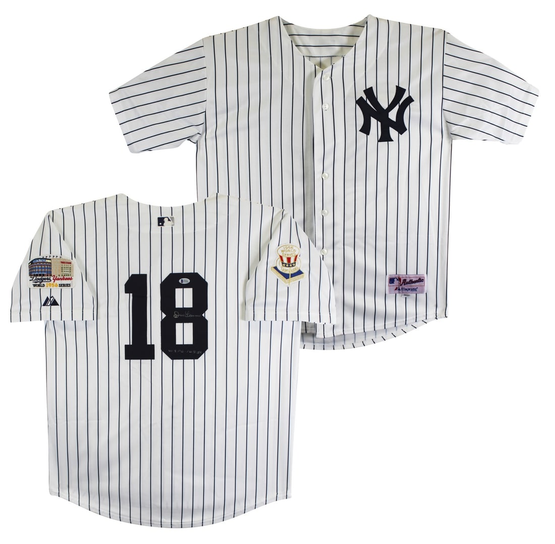 Don Larsen Signed Majestic Yankees Pinstripe Jersey Beckett Authenticated (1 of 6)