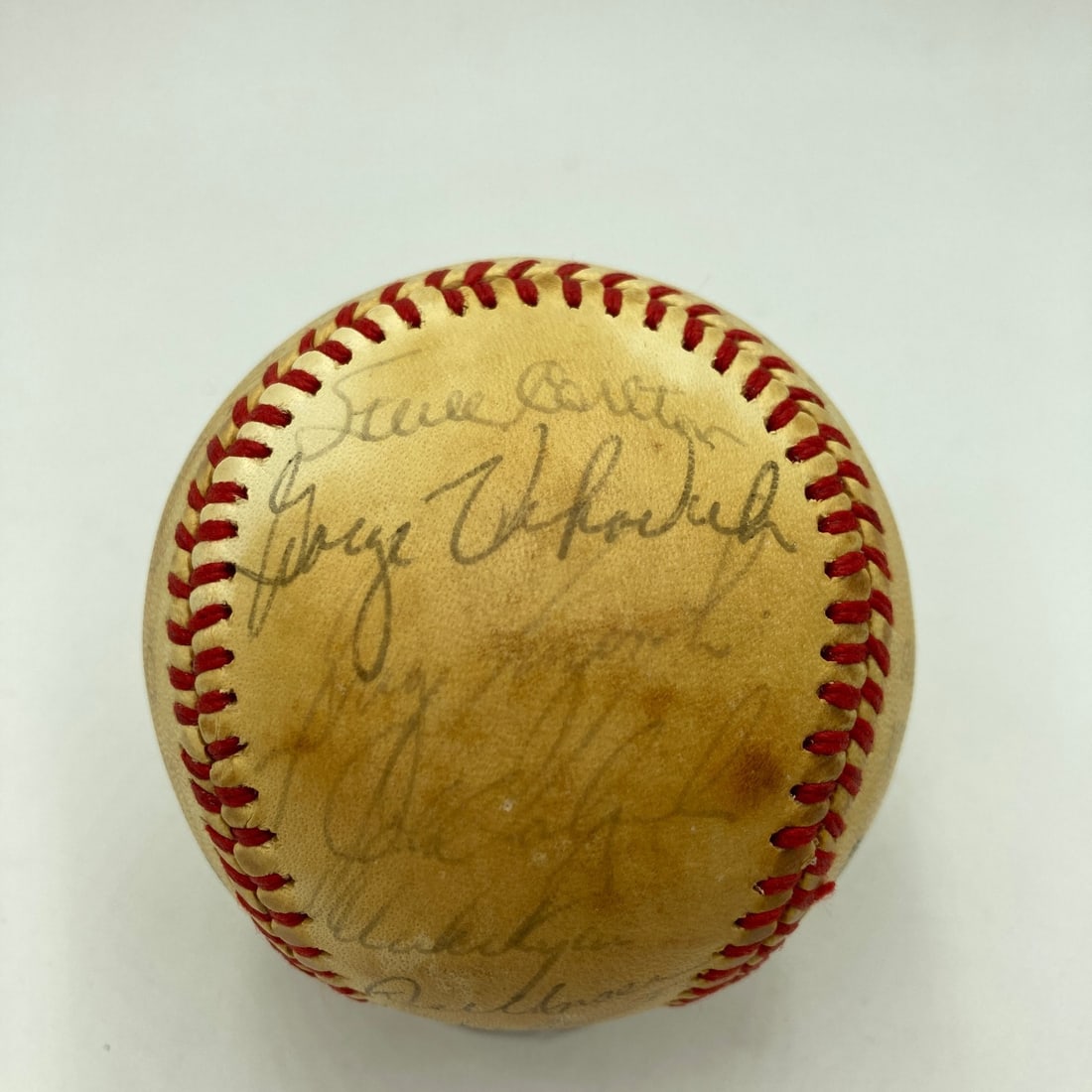 Philadelphia Phillies 1980 World Series team signed baseball JSA letter (1 of 12)