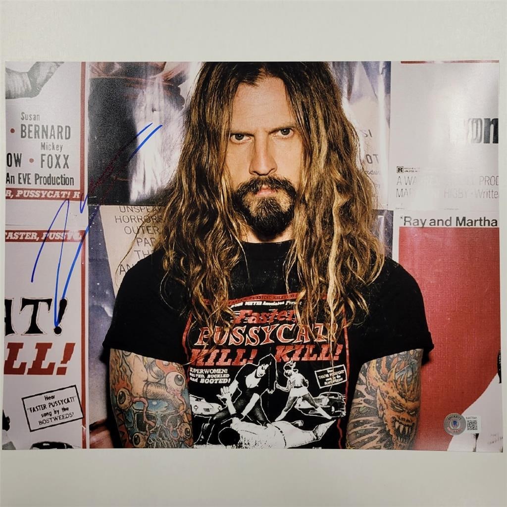 Rob Zombie Autographed 11x14 Photograph with Beckett Authentication Hologram (1 of 3)