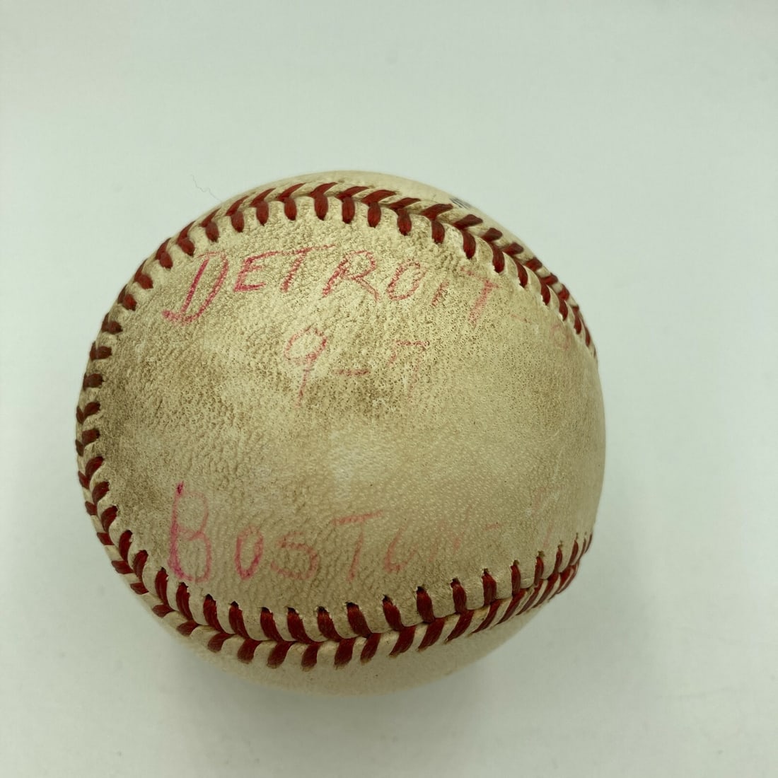 Mickey Lolich Signed Game Used Baseball 164th Win Beckett COA (1 of 9)