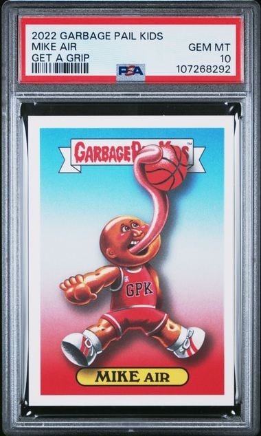 2022 Garbage Pail Kids Mike Air Get A Grip PSA 10 Card (1 of 2)