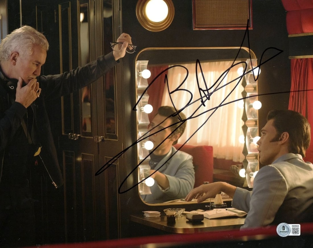11X14 Signed Elvis Director Photo Baz Luhrmann Beckett Authenticated: 11X14 Signed Elvis Director Photo Baz Luhrmann Beckett Authenticated Original 11x14 photograph autographed by Baz Luhrmann. This signed photo is authenticated by Beckett Authentication and is offered 