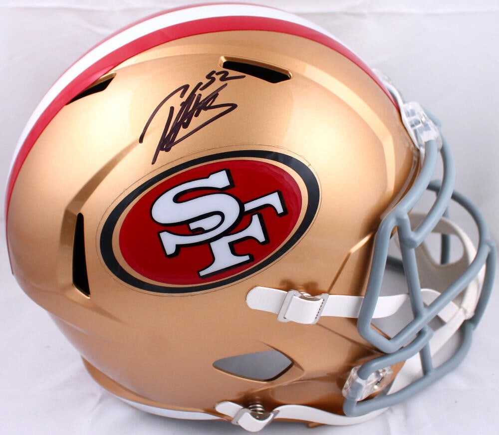 Signed full size Speed helmet Patrick Willis 49ers Beckett BAS (1 of 10)