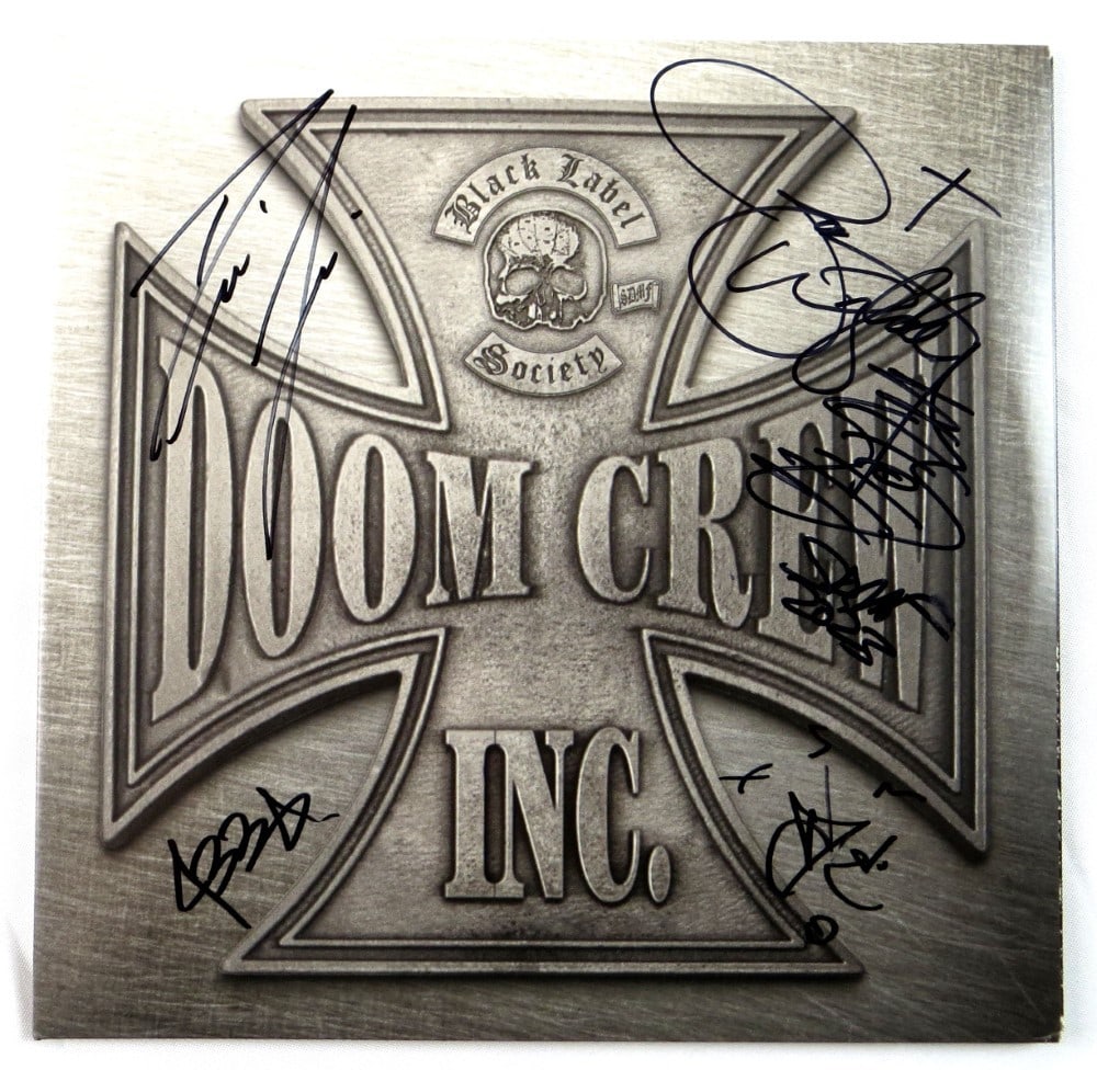Band Autographed Album Cover with JSA by Wylde DeServio Fabb Lorina (1 of 5)