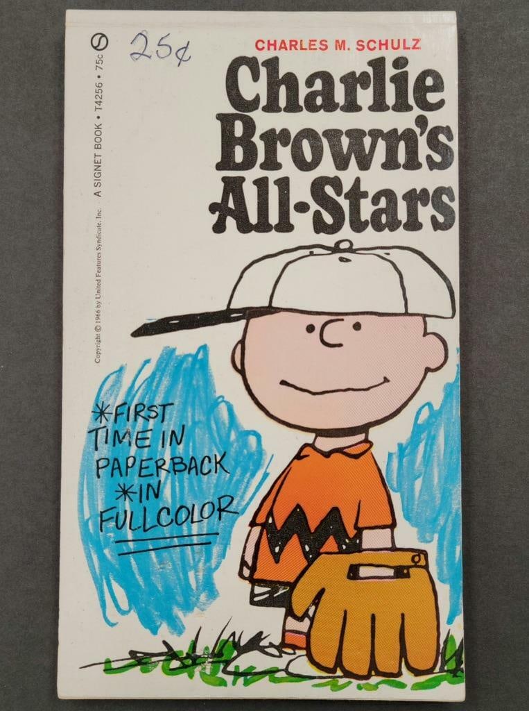 Charlie Brown's All-Stars Book Signed by Peter Robbins Peanuts Voice Actor (1 of 2)