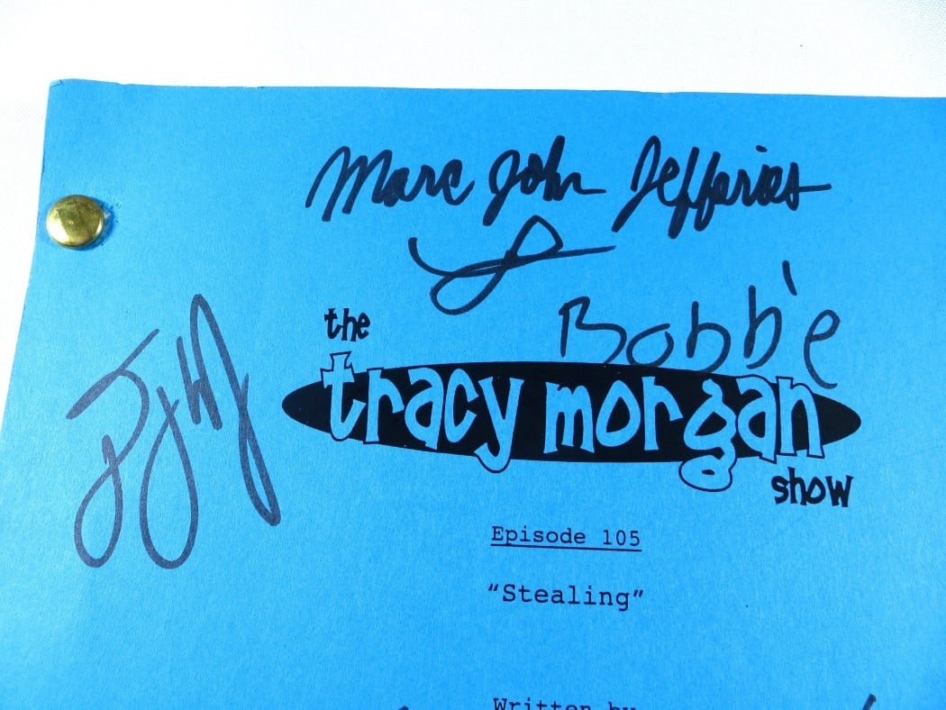 Tracy Morgan Show Script Signed by Cast With JSA Authentication - 2