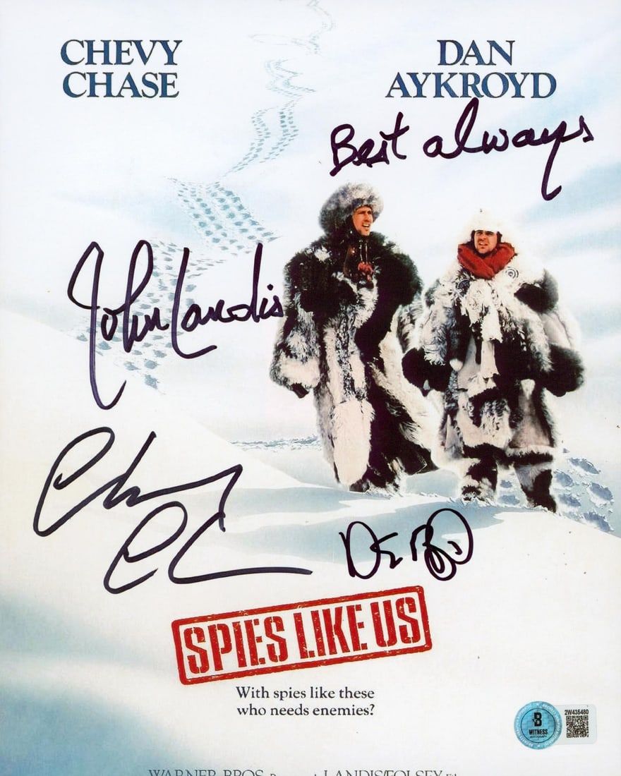 8x10 Signed Spies Like Us Photo Beckett Authenticated by Chase Aykroyd Landis (1 of 1)