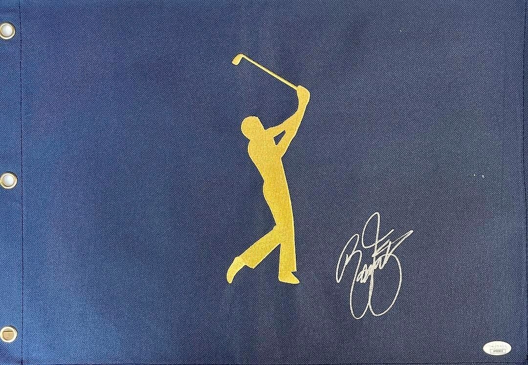 Rickie Fowler Signed The Players Golf Pin Flag JSA Authenticated: Rickie Fowler Signed The Players Golf Pin Flag JSA Authenticated Official The Players pin flag signed by PGA star Rickie Fowler. The signature is authenticated by James Spence Authentication (JSA) und