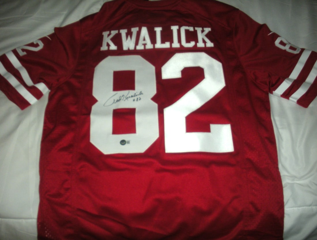 Nike San Francisco 49ers Jersey Signed by Ted Kwalick with Beckett COA (1 of 3)