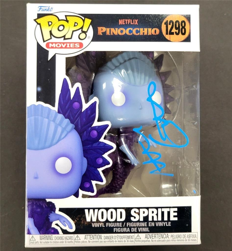 Mark Gustafson Signed Wood Sprite Funko Pop Beckett Authenticated (1 of 8)