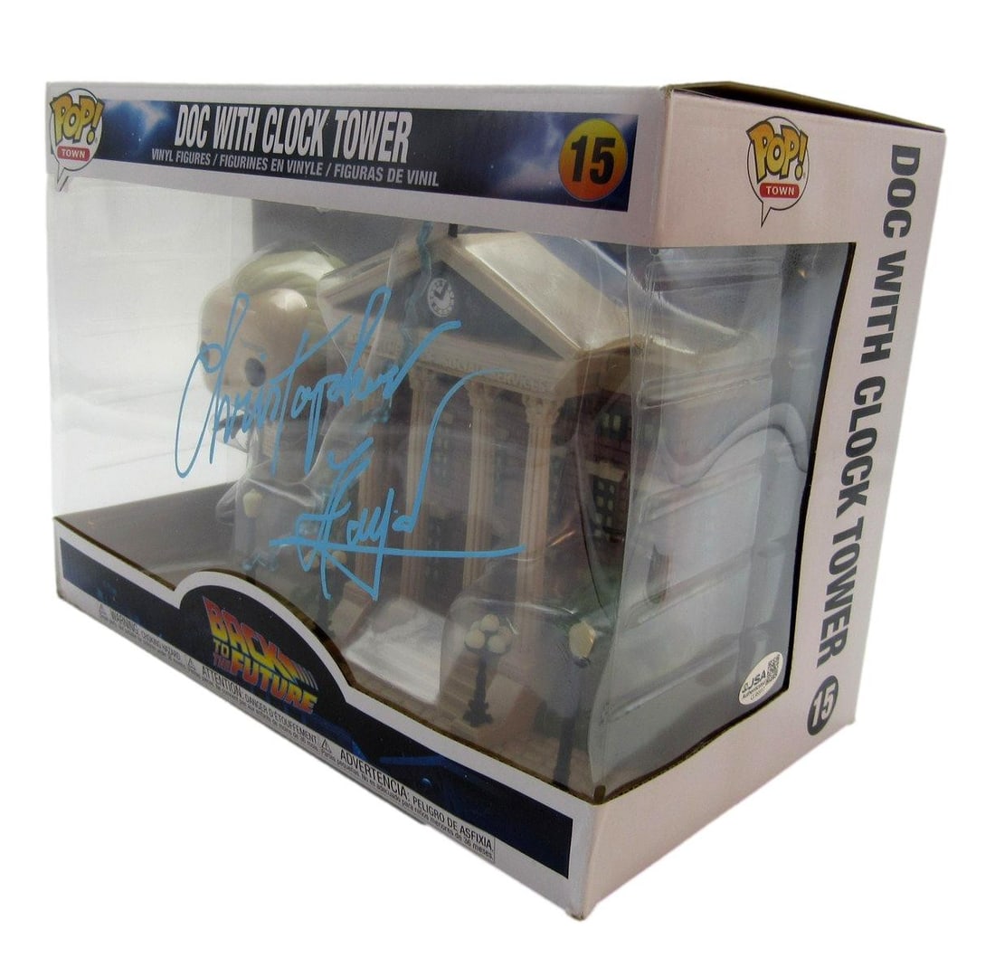 Funko Pop Doc With Clock Tower Signed by Christopher Lloyd JSA COA (1 of 9)
