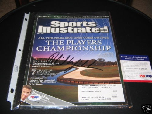 Signed Sports Illustrated Magazine Featuring Phil Mickelson and Masters (1 of 1)
