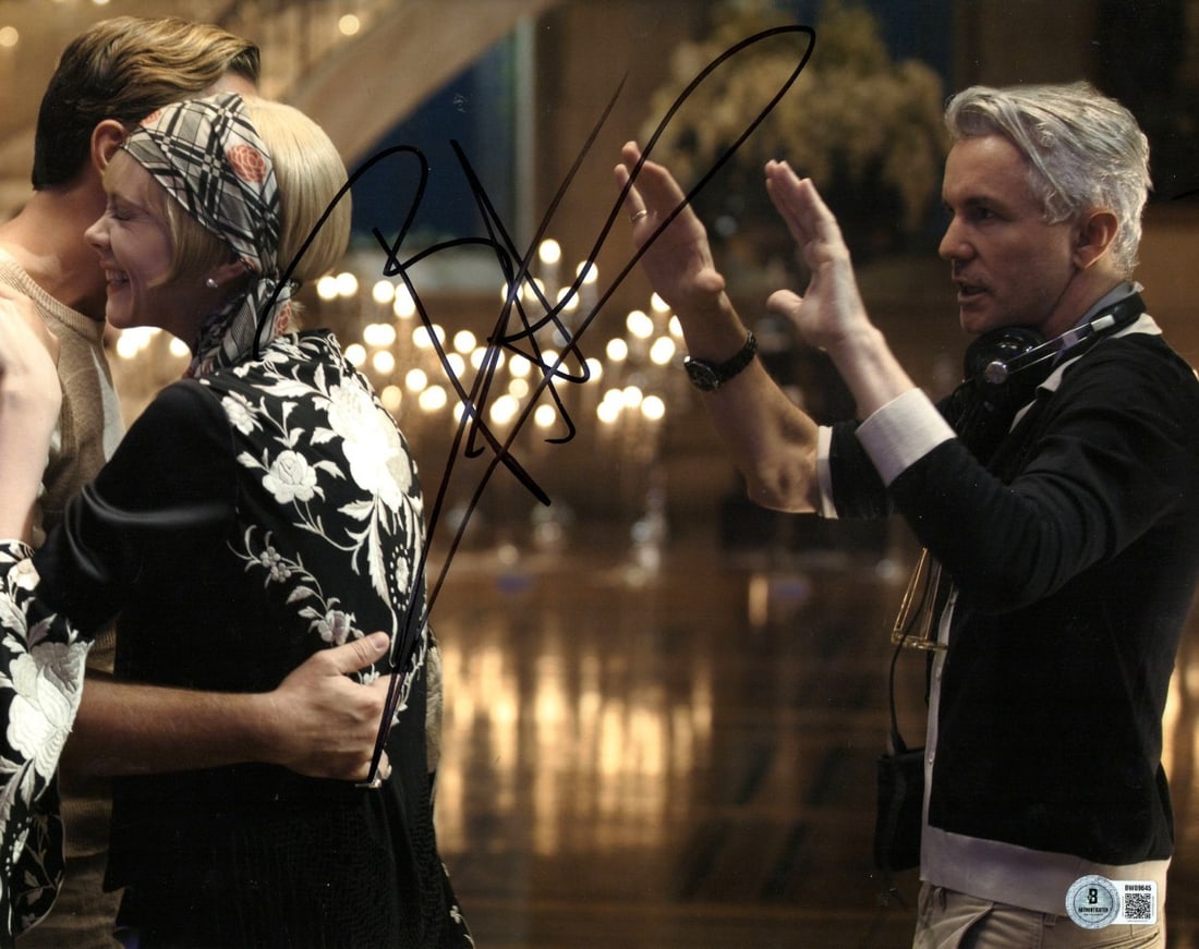 11X14 Signed Baz Luhrmann Director Photo Beckett Authentication: 11X14 Signed Baz Luhrmann Director Photo Beckett Authentication Original 11x14 photograph signed by Baz Luhrmann, director of The Great Gatsby. The autograph is authenticated by Beckett Authentication
