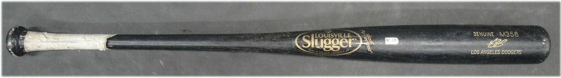 Yasmani Grandal MLB Team Issued Baseball Bat Dodgers Authentic: Yasmani Grandal MLB Team Issued Baseball Bat Dodgers Authentic This Yasmani Grandal Official Major League Team Issued baseball bat is a remarkable piece of memorabilia from the Los Angeles Dodgers. It