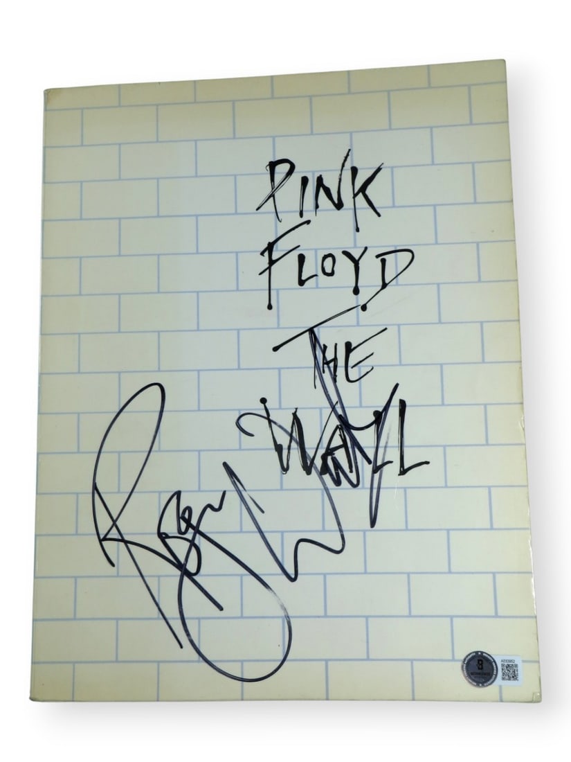 Beckett Authenticated Roger Waters Autograph on The Wall Sheet Music (1 of 4)