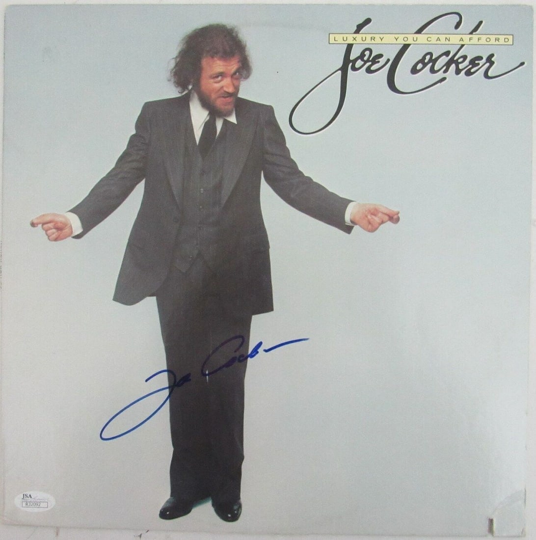 JSA Authenticated Joe Crocker Autographed Luxury You Can Afford Album Cover: JSA Authenticated Joe Crocker Autographed Luxury You Can Afford Album Cover Signed Joe Crocker "Luxury You Can Afford" record album cover. The autograph is authenticated by JSA, and the item includes 